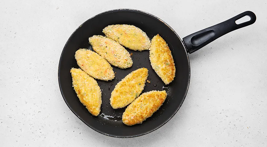 Котлеты из крабовых палочек