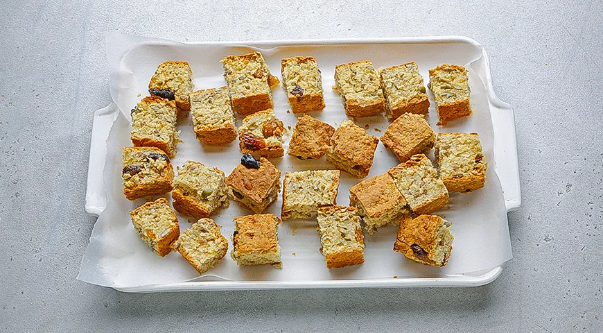 Мюсли-кубики с изюмом