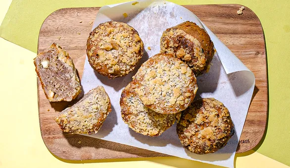 Маффины с белым шоколадом и фейхоа
