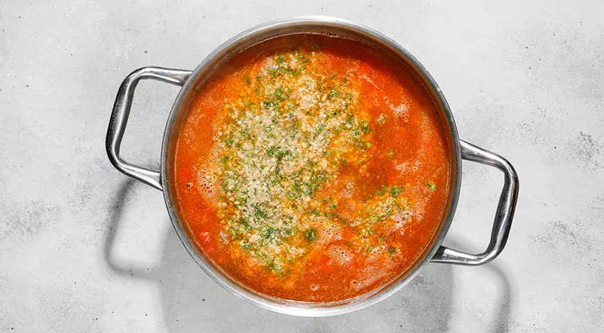 Суп харчо с фрикадельками