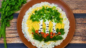 Салат крабовый "Сказочный лес"