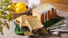 Классический лимонный кекс в духовке