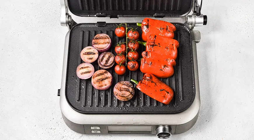 Овощи на электрогриле