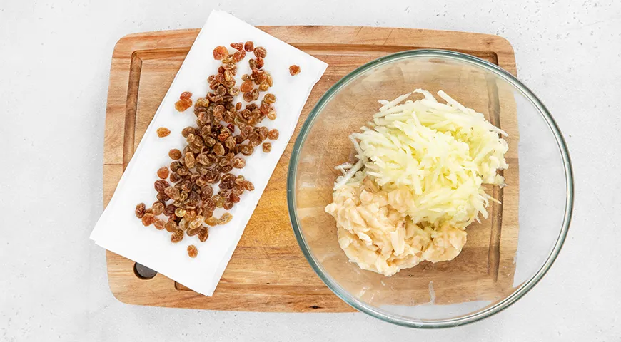 Постный яблочный кекс