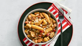 Рецепты с мясом, соусами и шампиньонами
