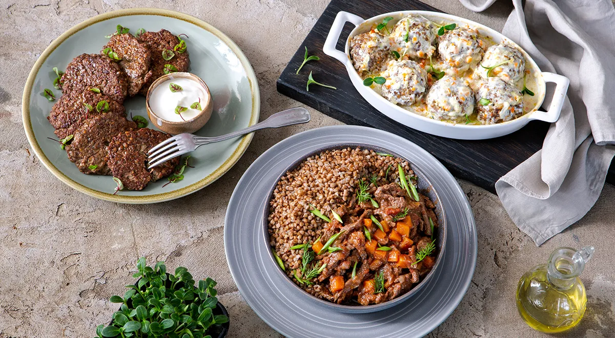 Гречка с мясом, рецепты от маминого бефстроганова до гречаников