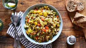 Рецепты с маслом растительным, кабачком и кинзой