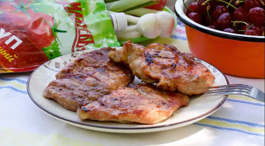 Луково-шашлычные стейки