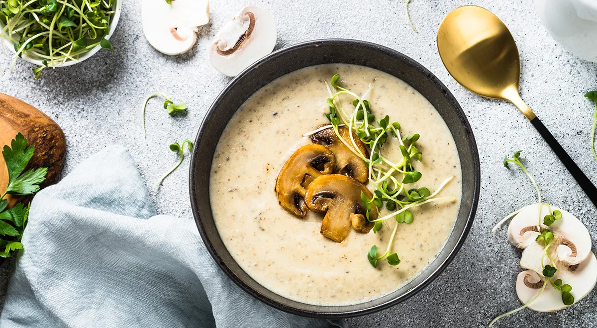 Рецепт самого простого грибного супа