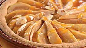 Магрибский пирог с миндалем и грушами