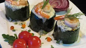 Рецепты с молочной продукцией, маслом оливковым и креветками