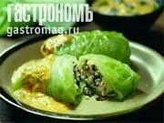 Арабские фанты с грибами и кускусом