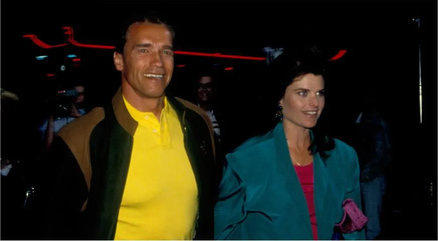 Арнольд Шварценеггер с женой Марией Шрайвер, 1991 год