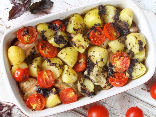 Курица с картошкой