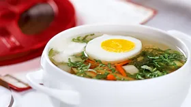Рецепты с мукой, яйцом куриным и луком пореем