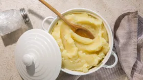 Картофельное пюре без молока и сливочного масла на воде