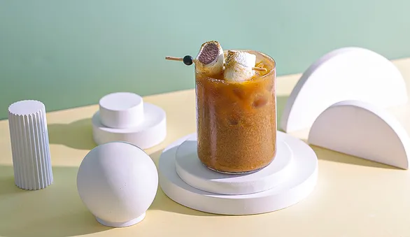 Коктейль из эспрессо с ликером «Кофейное пламя»