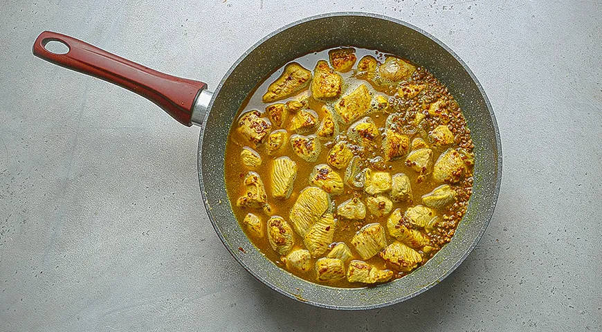 Пилав из гречки с индейкой