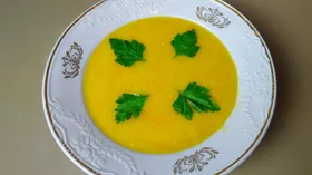 Постный суп-пюре из гороха