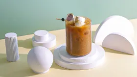 Коктейль из эспрессо с ликером «Кофейное пламя»