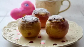 Рецепты с орехами, творогом и яблоком
