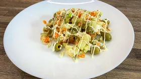 Рецепты с морковью, огурцом и оливками