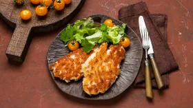 Шницель по столичному