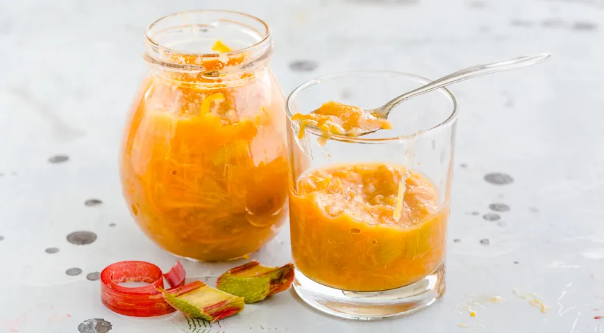 Варенье из ревеня: рецепт с апельсинами в мультиварке с фото