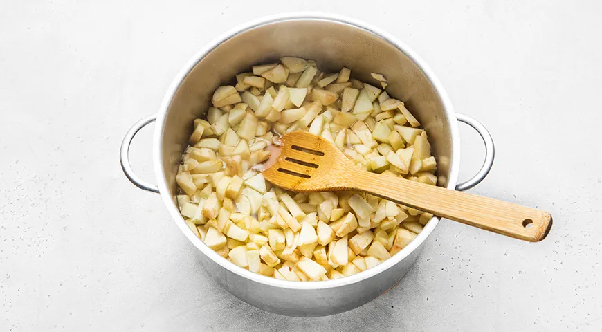 Густое яблочное повидло