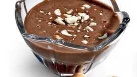 Шоколадно-кофейный соус с орехами