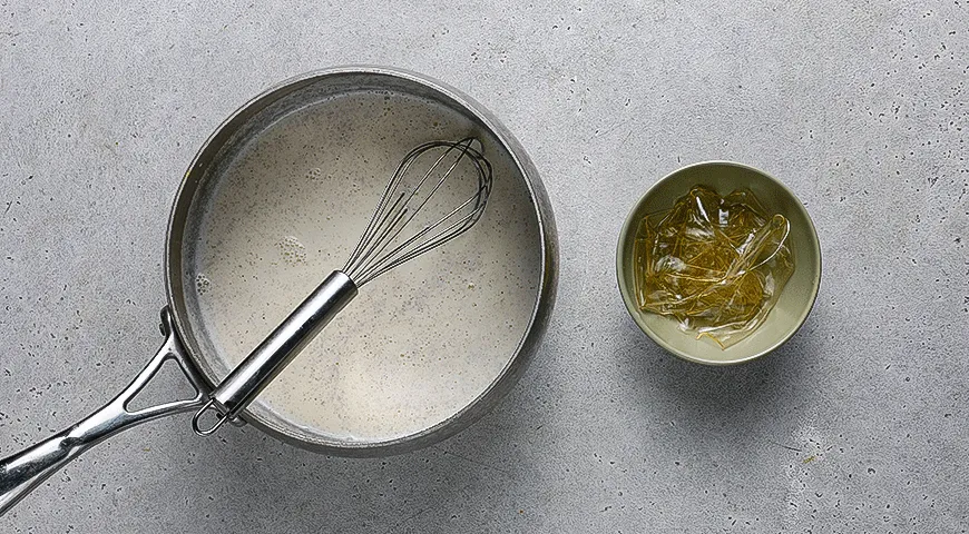 Дынная панна котта