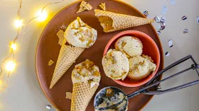 Пряное тыквенное мороженое