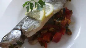 Рецепты с рыбой, томатами и шампиньонами