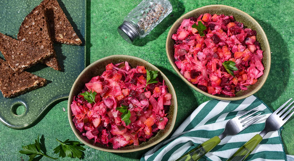 Винегрет с селедкой