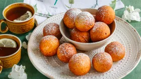 Пончики с творогом