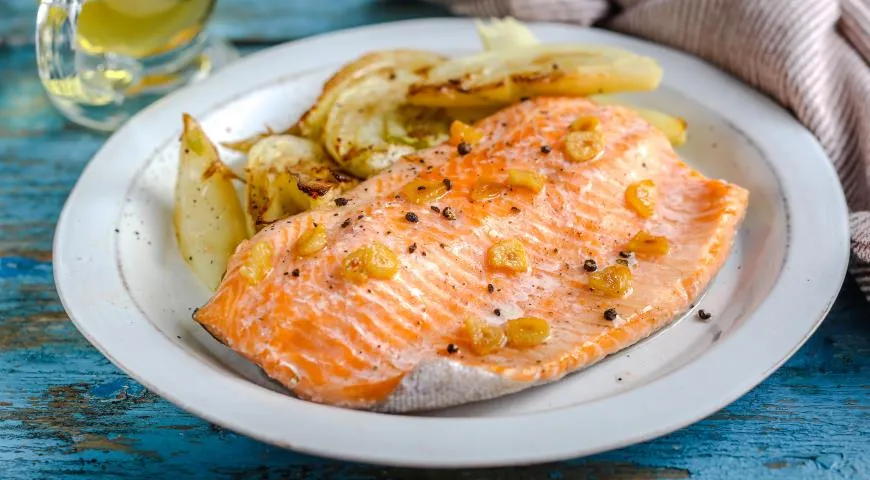 Семга в фольге