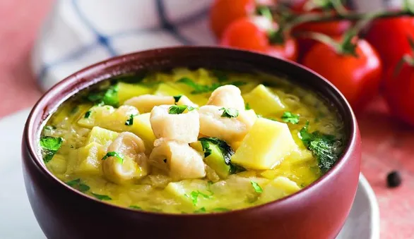 Молочный суп с клецками