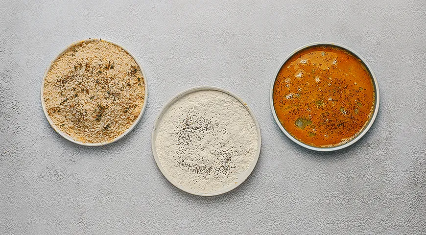 Запеченный шницель из индейки