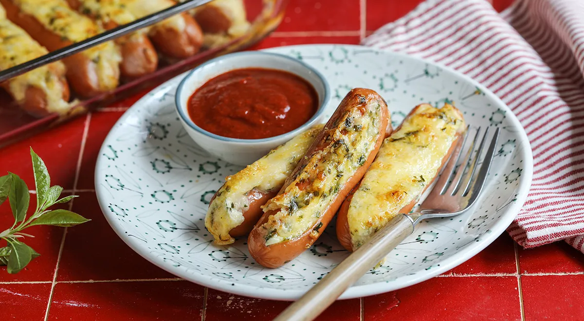 Сосиски с сыром