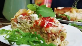 Фриттата с курицей