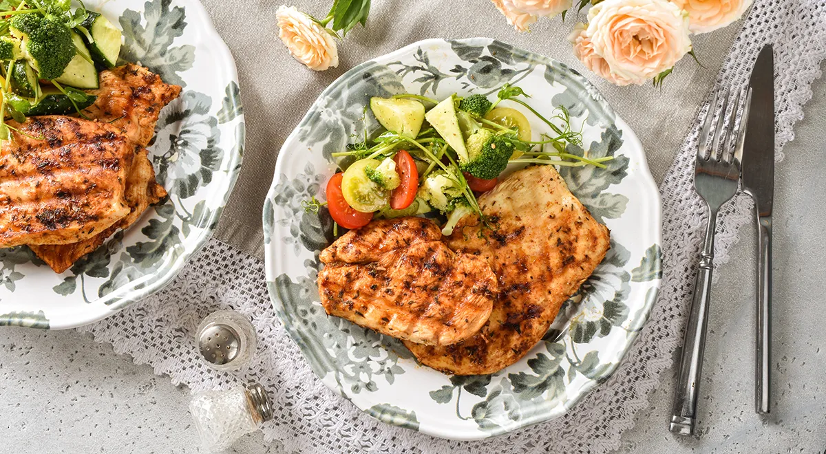 Филе куриной грудки на электрогриле