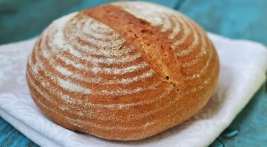 Хлеб пшеничный на ржано-пшеничной закваске (ночная выстойка в холоде)