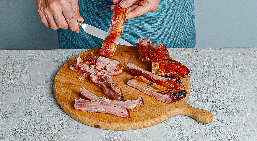 Суп гороховый с копченостями