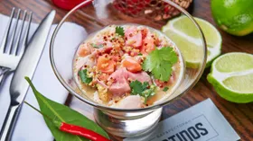 Рецепты с фруктами, крупой и лососем