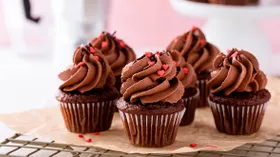 Шоколадные капкейки с шоколадным кремом