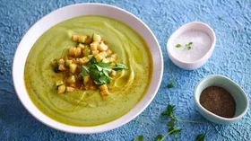 Суп-пюре с имбирём