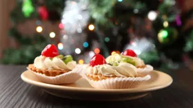 Праздничные тарталетки с несладкой начинкой