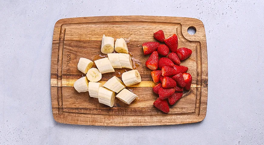 Клубнично-банановое эскимо