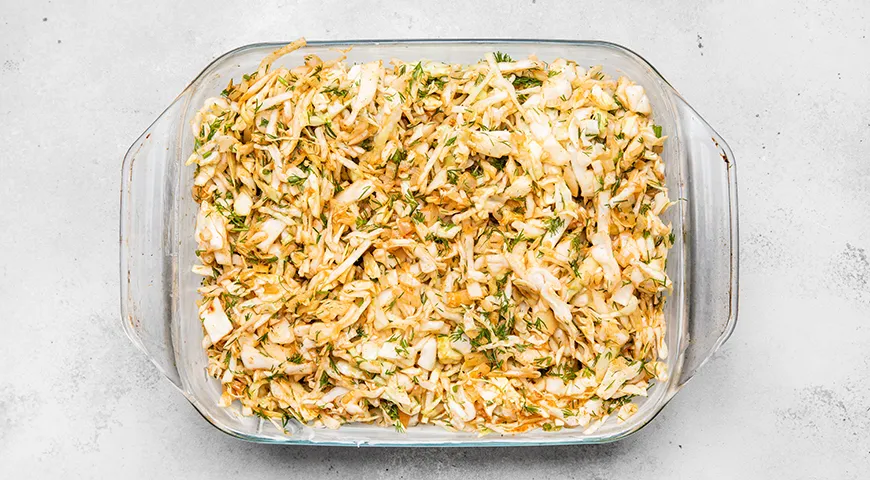 Запеканка с капустой и яйцом