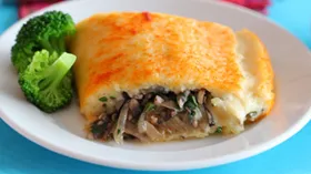 Рецепты с молочной продукцией, рассольными сырами и шампиньонами